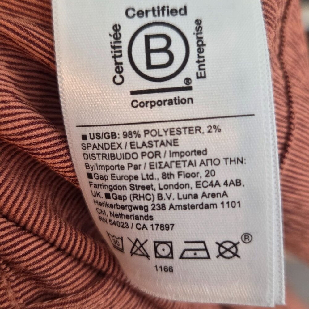 Athleta Echo Women's Top Brown M Button Down Collared Lightweight Pockets Size - Picture 9 of 9
